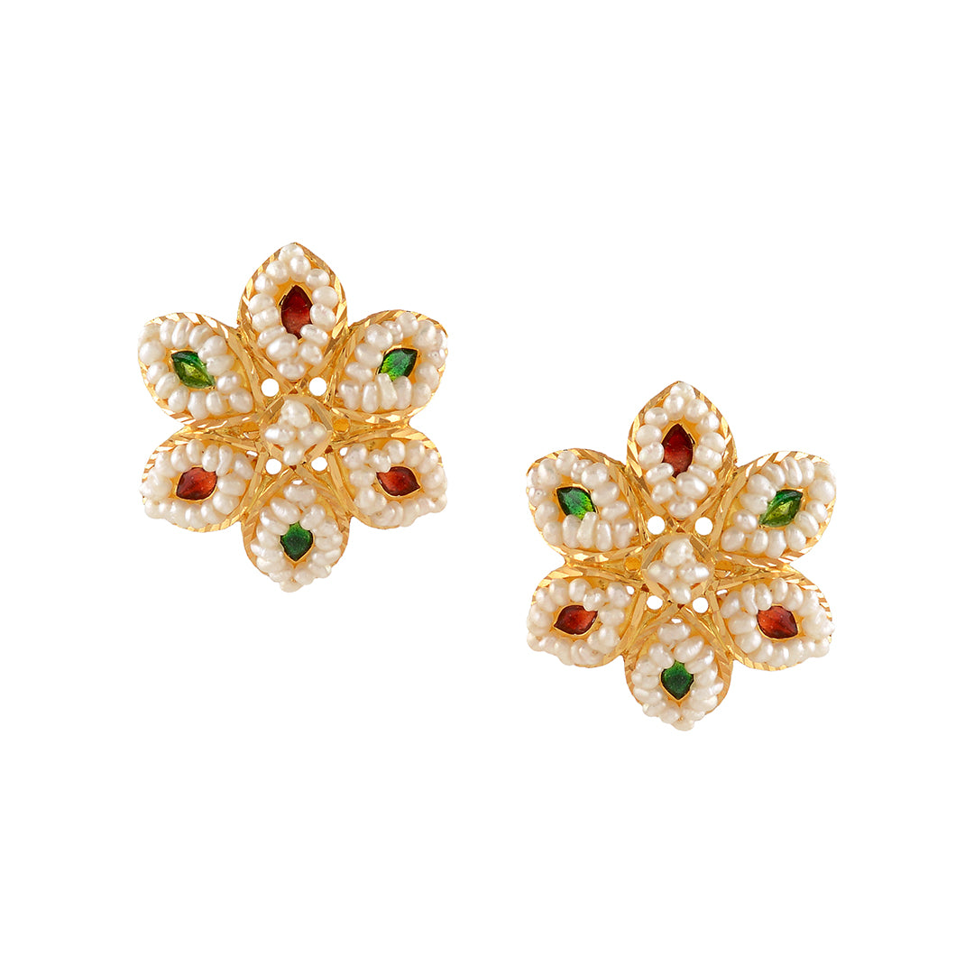 Buy J Pearls Anahita Pearl Earrings - Real Pearl Jewelry Online at Best  Price | Distacart